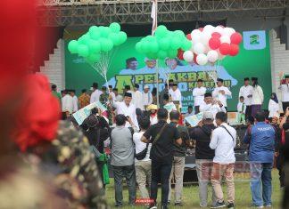 Bagus Selo dan Rober Khidmat Ikuti Apel Akbar Kader NU