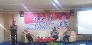 Workshop Bersama Kades di Batang, Dede Minta Jangan Ada Penyelewengan Dana Desa