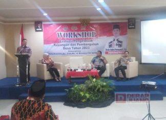 Workshop Bersama Kades di Batang, Dede Minta Jangan Ada Penyelewengan Dana Desa