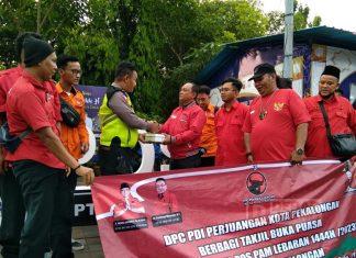 Aksi Simpatik Banteng Kota Pekalongan ke Petugas Pospam Lebaran