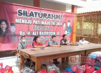 Bersama Ratusan Kader dan Simpatisan, Ali Badrudin Gelar Silaturahmi Menuju Pati Maju