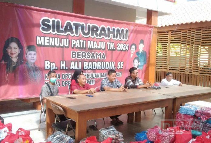 Ali Badrudin Silaturahmi Menuju Pati Maju Bersama Ratusan Kader dan Simpatisan