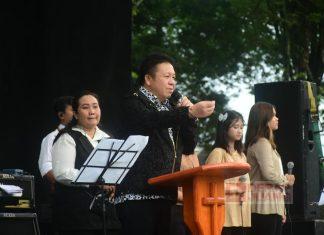 Bung Dance Ikuti Ibadah Paskah Bersama Ribuan Umat Kristiani Kota Salatiga