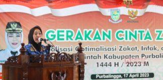 Bupati Tiwi Dorong ASN Purbalingga Bayar Zakat Melalui Baznas