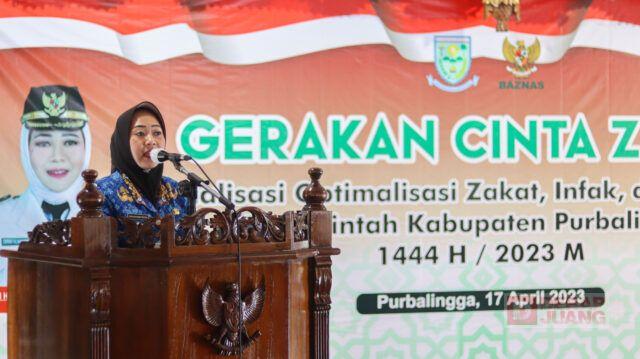 Bupati Tiwi Dorong ASN Purbalingga Bayar Zakat Melalui Baznas