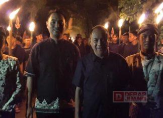 Didampingi David, Sadewo Hadiri Prosesi Lebaran Penganut Islam Kejawen Grumbul Kalitanjung