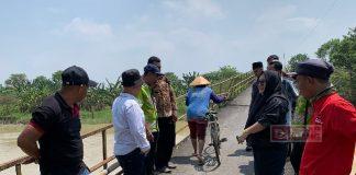 Hampir Roboh, Ketua DPRD Demak Sidak Jembatan Jleper Mijen
