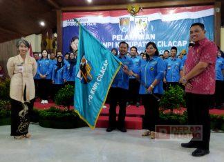 Lantik DPD KNPI Cilacap, Casytha: Kita Bukan Hanya Sekedar Aktivis
