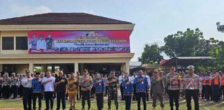 Mudik Aman dan Berkesan, Sri Sumarni Hadiri Apel Gelar Pasukan Operasi Candi 2023