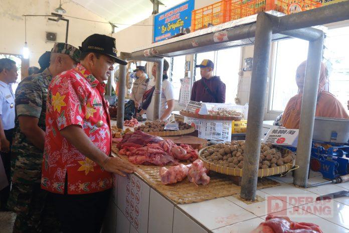 Ngesti Nugraha Pantau Harga Bahan Pokok di Pasar Tradisional