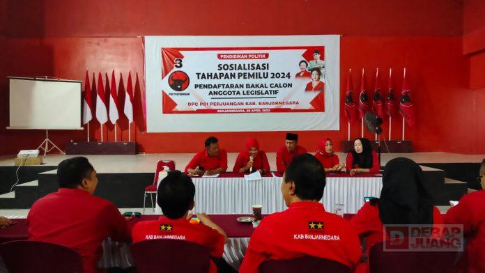 PDI Perjuangan Banjarnegara Gelar Konsolidasi dan Sosialisasi Tahapan Pemilu 2024