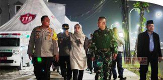 Pastikan Kesiapan Petugas Jaga, Bupati Demak Tinjau Pospam Lebaran 2023