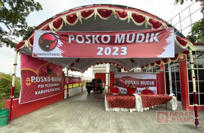 Posko Mudik DPC PDI Perjuangan Kudus Catat Banyak Kebaikan