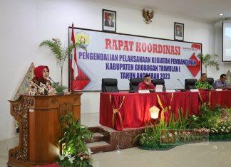 Rapat Koordinasi Pembangunan Triwulan, Sri Sumarni Beri Pembekalan Perangkat Daerah