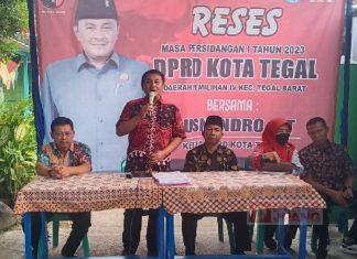 Reses, Kusnendro Tampung Aspirasi Warga Debong Lor