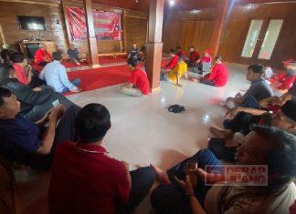 Sambut Syawal, Slamet Undang KSB PAC di Posko Pemenangannya