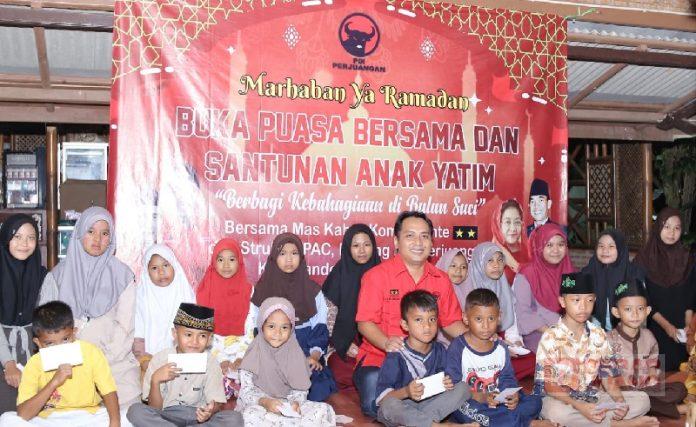 Santuni Anak Yatim, Kaharudin Berbagai Keberkahan di Bulan Suci Ramadan