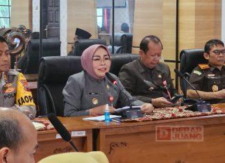 Sri Sumarni Sampaikan Arahan pada Rakor Lintas Sektoral Jelang Idul Fitri 2023