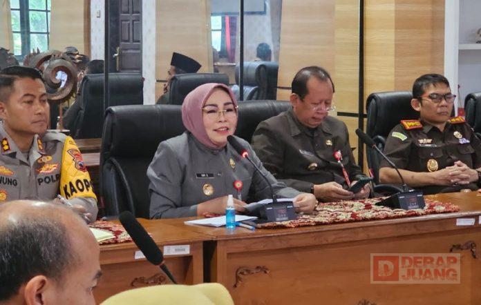 Sri Sumarni Sampaikan Arahan pada Rakor Lintas Sektoral Jelang Idul Fitri 2023