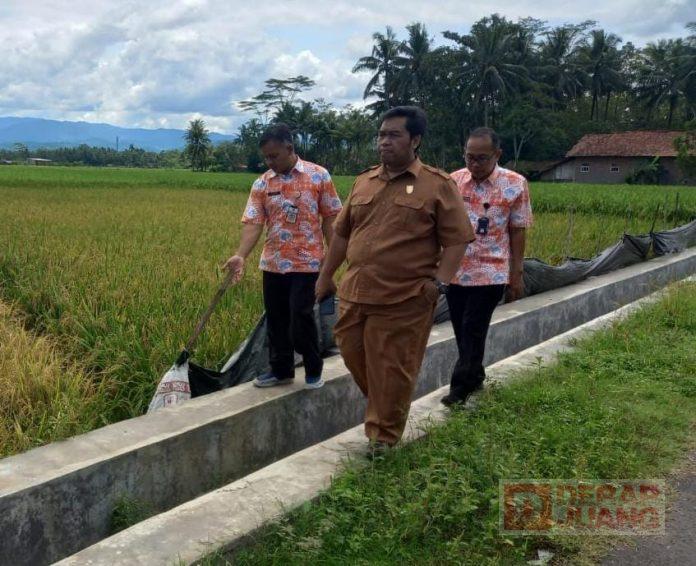 Tinjau Pembangunan Irigasi di Majenang, Purwanto Harap Dapat Tingkatkan Produksi Pertanian