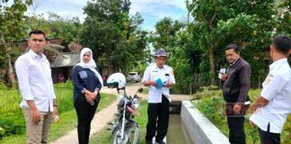 Tunjang Kemajuan Sektor Pertanian, Dewi Megawati Tinjau Pembangunan Saluran Irigasi