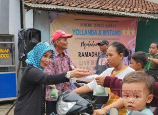 Nur Bintang: Ngabuburit Asik Sambil Bermusik KomandanTe Bintang Dua, Hj. Nur Bintang mengadakan ngabuburit dan bagi takjil dengan cara unik di ruas jalan Desa Pruwatan, Kecamatan Bumiayu, Kabupaten Brebes.