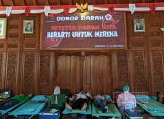 Donor Darah, Bukti Kerja Sosial Kader Partai di Surakarta