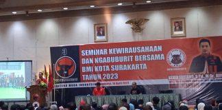 Bersama Pemuda, BMI Surakarta Gelar Seminar Kewirausahaan