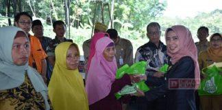 Ristawati Serahkan Bantuan CPP untuk Keluarga Rawan Stunting