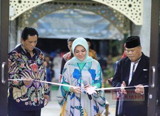 Sri Mulyani Resmikan Masjid Baiturrahman di Puluhan
