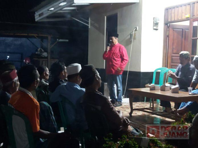 Bermalam Minggu Bareng Warga Gerumbul Bakung, Heroe Kobarkan Semangat Juang