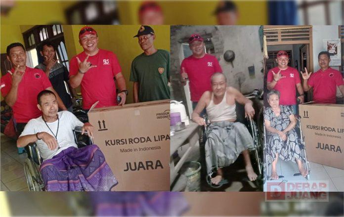 Budi Prasetya Salurkan Bantuan Kursi Roda Bagi Warga Desa Mayong Lor