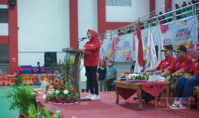 Buka Jateng Open Karate Championship, Sri Sumarni Ingin Tingkatkan Prestasi Atlet