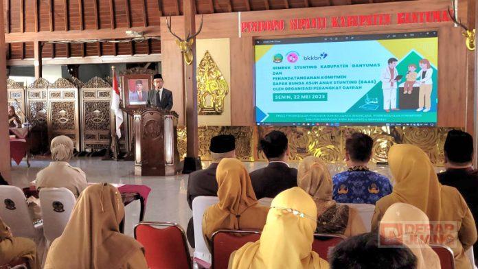 Bupati dan Wakil Bupati Banyumas Bersama Kepala OPD Berkomitmen Turunkan Stunting