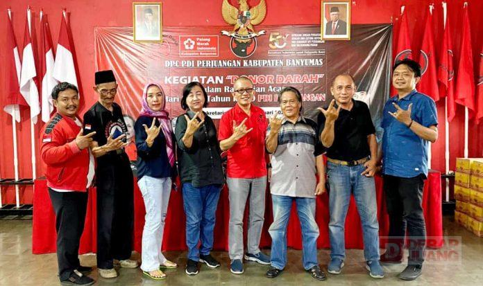 DPC PDI Perjuangan Banyumas Terima Relawan Dulur Ganjar Pranowo