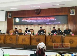 DPRD Banyumas Gelar Halal Bihalal Bersama Bupati dan Wakil Bupati Banyumas