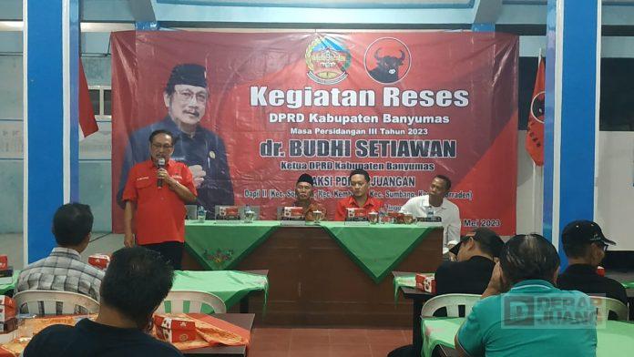 Gelar Reses 3 Tahun ke-4, dr. Budhi Fokus Kawal Aspirasi Masyarakat