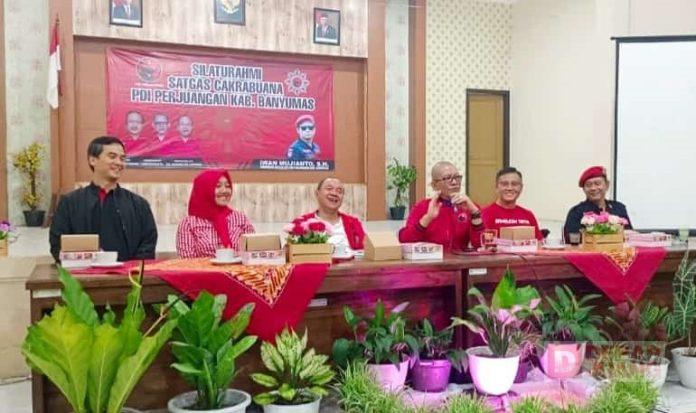 Gelar Silaturahmi Satgas Juang Banyumas, Iwan Siap Kawal Pemilu 2024