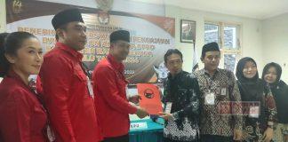 Kader Partai dan Kader Millenial PDI Perjuangan Banjarnegara Antar Pendaftaran Bacaleg 2024