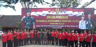 Pembukaan TMMD Sengkuyung Tahap I Tahun 2023 di Kedungbenda, Taufik: Harus Saling Bersinergi