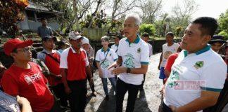 Peringati Hari Bumi 2023, Taufik Bersama Ganjar Blusukan di Kecamatan Kesugihan