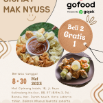 Poster promosi pembukaan toko makanan kue kuliner foto coklat (1)