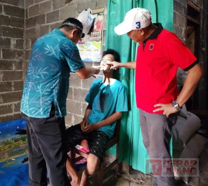 Prihatin Dengan Keadaan Pelajar Korban Kecelakaan, Munawir Bantu Biaya Pembuatan Gigi Palsu