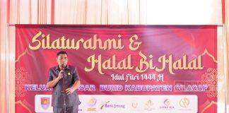 Silaturahmi BUMD Cilacap, Taufik: Mari Bekerja Membangun Cilacap