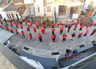 Simpatisan PUDJO WAE Lakukan Senam Sicita