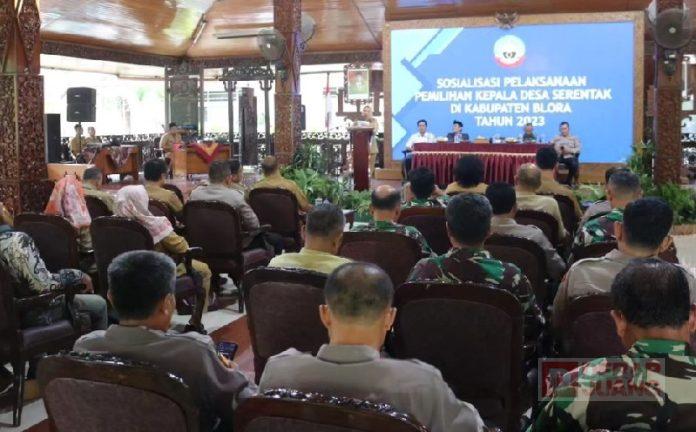 Sosialisasi Pilkades Tahun 2023, Mbak Etik Mari Awasi Pembinaan Seluruh Proses Pelaksanaan
