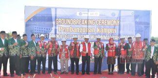 Sri Sumarni Hadiri Peletakan Batu Pertama Kampus ITB-MG