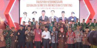 Sri Sumarni Hadiri Tausyiah Kebangsaan dan Gerakan Semesta Mencegah Stunting