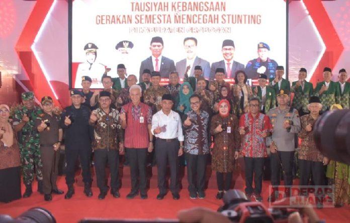 Sri Sumarni Hadiri Tausyiah Kebangsaan dan Gerakan Semesta Mencegah Stunting