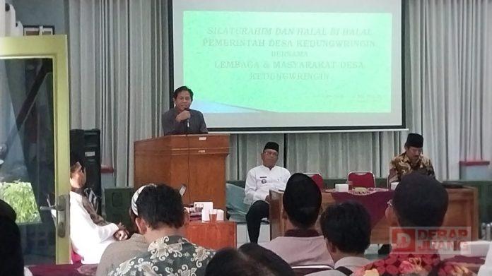 Subagyo Hadiri Acara Silaturahmi Antar Lembaga Desa Kedungwringin